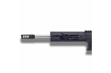 Image of Unique-ARs Skeleton Hand Handguard with Dolos Locking Ring, Cerakote Armor Black, 7 in dolosskeleton7