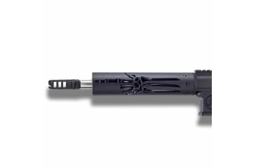 Image of Unique-ARs Skeleton Hand Handguard with Dolos Locking Ring, Cerakote Armor Black, 9 in dolosskeleton9