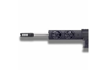Image of Unique-ARs Skulls Handguard with Dolos Locking Ring, Cerakote Armor Black, 7 in dolosskulls7