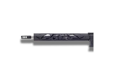 Image of Unique-ARs Tribal AR-15 Handguard, Cerakote Armor Black/Anodize Black, 15in tribal15