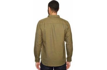 Image of United By Blue Banff Wool Button Down - Mens, Olive, Small, 101-0133-4303
