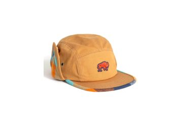 Image of United By Blue Bison Ear Flap 5-Panel Hat, Khaki, One Size, 706-037-01013