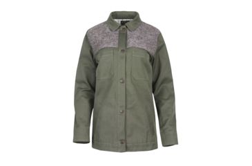 Image of United By Blue Bison Utility Jacket - Womens, Dark Olive, Medium, 201-0124-4304