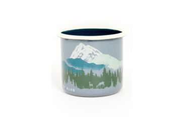 Image of United By Blue Deer Enamel Steel Mug, Grey, 12 OZ, 707-042-02213