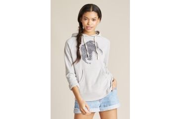 Image of United By Blue Gorham Cut Hooded Pullover -Women's, Grey, Small, 201-0029-2903