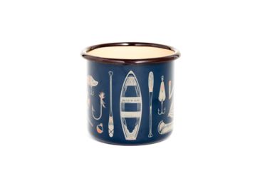 Image of United By Blue Hooked Enamel Candle Mug, Navy, One Size, 709-002-13213