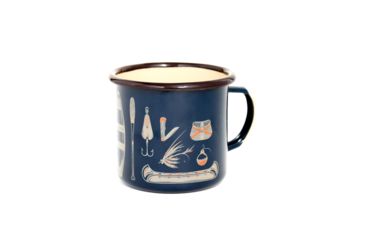 Image of United By Blue Hooked Enamel Candle Mug, Navy, One Size, 709-002-13213