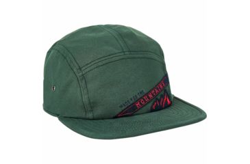 Image of United By Blue Mountain Pennant 5-Panel Hat, Deep Forest, One Size, 706-033-06013