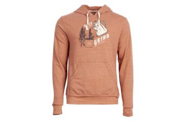 Image of United By Blue Rise And Grind Hoodie - Mens, Umber, Large, 101-0101-7105