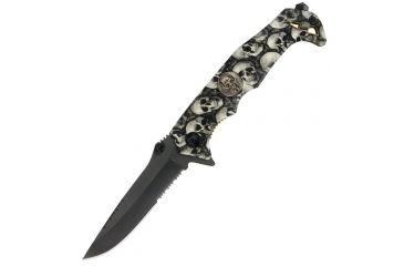 Image of United Cutlery Black Legion Skull Camo Knife BV149