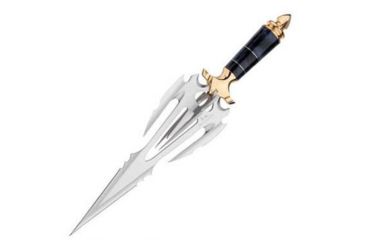 Image of United Cutlery Hibben Annual The Titan - 2005 Gold Edition, Stainless Steel Blades And 24-K Gold Plated Solid Metal Handle Parts, GH2037