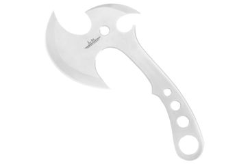 Image of United Cutlery Hibben Gen X Pro Throwing Axe With Sheath One-Piece 4Mm Stainless Steel 5 7/8in Blade, GH5043