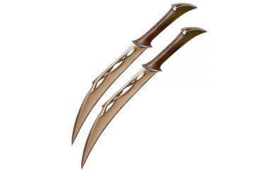 Image of United Cutlery Hobbit Fighting Knives Of Tauriel - UC3044