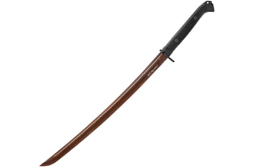 Image of United Cutlery Honshu Damascus Wakazashi, 40.5in Overall, 30.25in Blade, Black Checkered Tpr Handle, SS Guard, Hellfire Damascus Steel Blade, Black Tpr Scabbard, Black, UC3125D