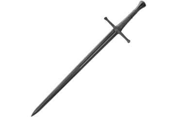 Image of United Cutlery Honshu Practice Broadsword, One Piece Black Polypropylene Construction, Closely Mimicking An Actual Medieval Broadsword In Length, Size, Weight, Feel, UC3312