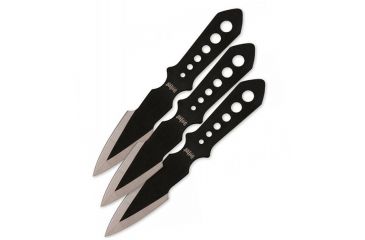 Image of United Cutlery Lightning Bolt Triple Thrower  Set w/Sheath UC2833