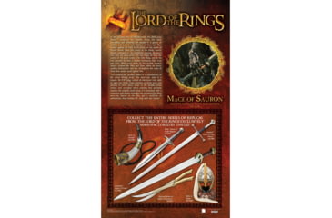 Image of United Cutlery LOTR Mace Of Sauron Red Eye