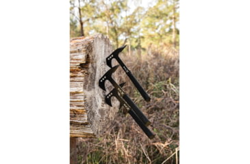 Image of United Cutlery M48 Throwing Axe Set, 10.75in Overall, 5.5in, 3Cr13, Black Axe Head w/ 2.5in Cutting Edge, Black Cord Wrapped Handle, Nylon Sheath, UC3490