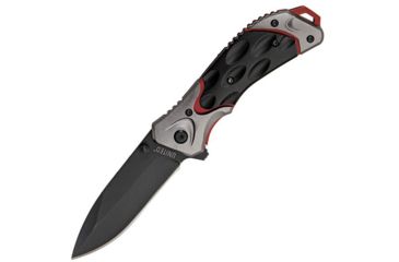 Image of United Cutlery Rampage Assisted Open Folder, Red/Black Handle, Plain UC2726