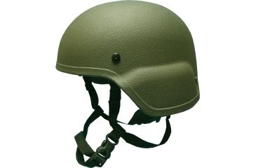 Image of United Shield ACH Ballistic Helmet Level IIIA Military Style w/ 4pt Harness System, OD Green, Medium ACH-MICH MIL-OD-MD