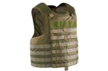 Image of United Shield Fortress Universal Tactical Vest with Level IIIA Ballistics, NIJ 06 certified, OD Green FUTV-IIIA-OD-Sm