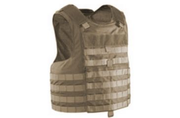 Image of United Shield Fortress Universal Tactical Vest with Level IIIA Ballistics, NIJ 06 certified, Tan FUTV-IIIA-Tn-Lrg
