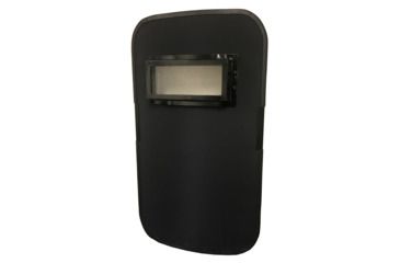 Image of United Shield Lightweight III+ Shield with Viewport and Led Light, 24 x 48, 24x48-LWIII+-WVP-LED