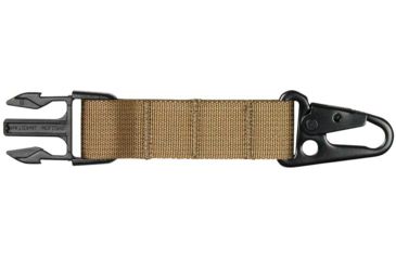 Image of United States Tactical 1in Sling Adapter Hook HK, Coyote, UST-ADP00102QH