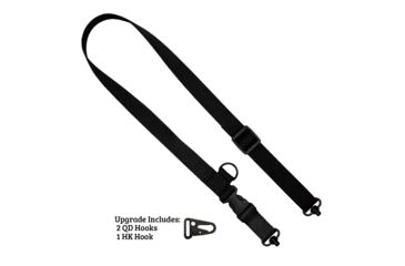 Image of United States Tactical C1 2-to-1 Point 1.25in Tactical Sling, QD, Black, One Size, UST-SLC00101QD