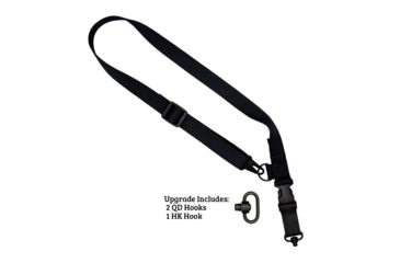 Image of United States Tactical C1 - 2-to-1 Point Tactical Sling, 1.25in, QD Swivel, Black, UST-SLC00101QD