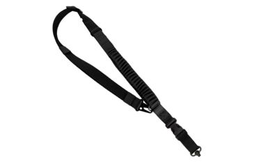 Image of United States Tactical C4 - 2-to-1 Point Shock Webbing Sling, 1.25in, QD Swivel, Black, UST-SLC00401QD