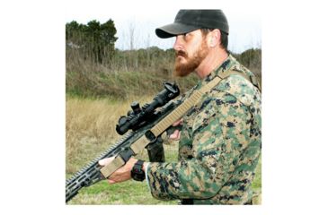 Image of United States Tactical C4 - 2-to-1 Point Shock Webbing Sling, 1.25in, QD Swivel, Coyote, UST-SLC00402QD
