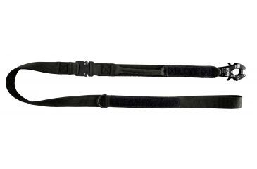 Image of United States Tactical Two-Piece Leash, COBRA Buckle and Frog Clamp, Black, UST-K9L00101CF