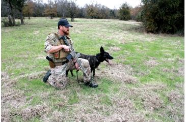 Image of United States Tactical Dog Leash w/ Quick-Release Buckle and HK Hook, Olive Drab UST-K9L00103QH