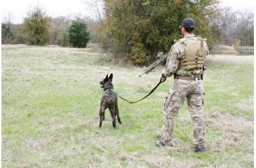 Image of United States Tactical Dog Leash w/ Quick-Release Buckle and HK Hook, Olive Drab UST-K9L00103QH
