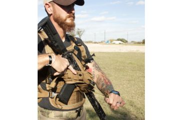 Image of United States Tactical LBE Vest w/Elite Retention System, Coyote, One Size, UST-MOL00702