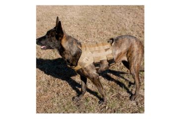 Image of United States Tactical Patriot K9 Vest, Coyote, Large, UST-K9V00302L