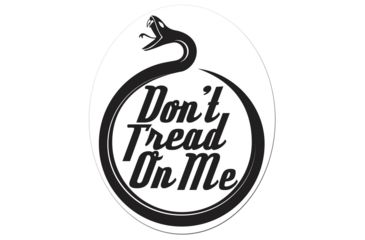 Image of United States Tactical Sticker - Don't Tread on Me, Black, BS-785