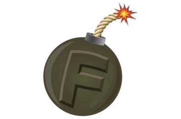 Image of United States Tactical Sticker - F-Bomb, BS-750