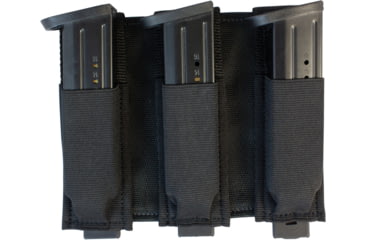 Image of United States Tactical Triple Pistol Mag Pouch, Black, UST-MOL03001