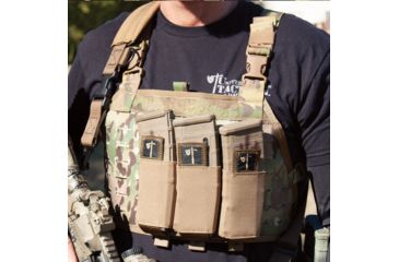 Image of United States Tactical Triple Rifle Mag Pouch, Coyote, UST-MOL02902