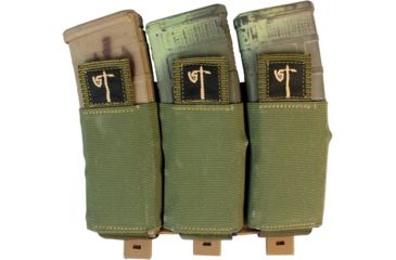 Image of United States Tactical Triple Rifle Mag Pouch, Olive Drab, UST-MOL02903