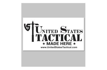 Image of United States Tactical UST Nested Logo Sticker, Black, UST-STK001