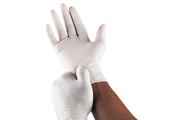 Image of United Stationers Gloves Latex Exam Pf Md MIICUR8105, Unit BX