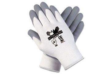 Image of United Stationers Gloves Seamlss Dip Med Gy CRW9674M, Unit PR