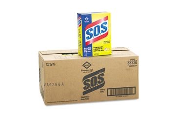 Image of United Stationers Pad Steel Wool Soap/15bx COX88320BX, Unit BX
