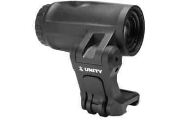 Image of Unity Tactical FAST FTC 4X Magnifier, 5.5 mm Exit Pupil, 2.6in Eye Relief, 2.26" Optical Height, FAST QD Lever, Matte Finish, Black, FST-M4B
