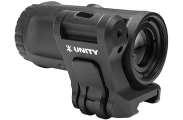 Image of Unity Tactical FAST FTC 4X Magnifier, 5.5 mm Exit Pupil, 2.6in Eye Relief, 2.26" Optical Height, FAST QD Lever, Matte Finish, Black, FST-M4B