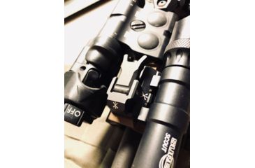Image of Unity Tactical Top Mounted Deployable Iron Sight, Black, FUS-S1B