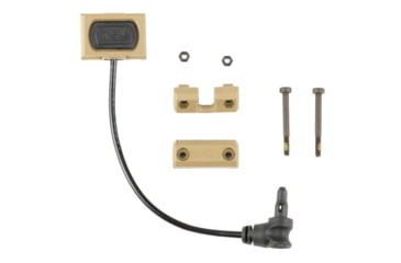 Image of Unity Tactical ModButton Lite, 4.5in Cable, Fits Picatinny, Anodized Finish, FDE, MBL-FDE-CL-45